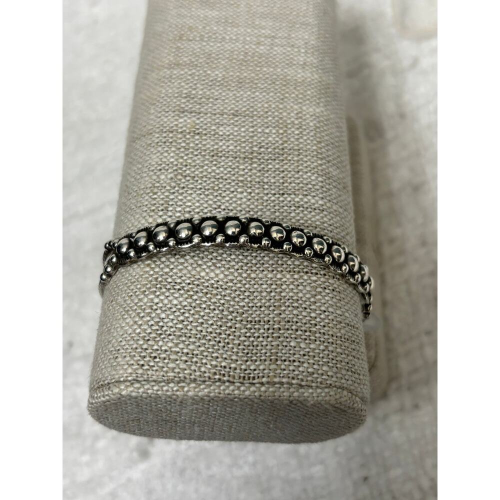 Solid Sterling Silver Native American Inspired Cu… - image 1